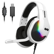 Remson Kyma 7.1 Rgb Usb Gaming Headset Noise Cancelling Over Ear Headphone With Mic, Led For Pc Ps4 Laptop Mac Nintendo, Ps4, Pc, Xbox