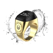 Iqibla - Smart Tasbih Zikr Ring - Gold - 22mm
