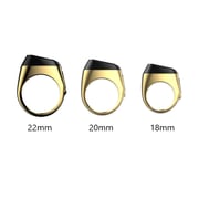 Iqibla - Smart Tasbih Zikr Ring - Gold - 22mm