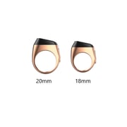 Iqibla - Smart Tasbih Zikr Ring - Rose Gold - 20mm