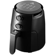 evvoli Air fryer 4 Litre No Pre-Heat Needed No-Oil Frying Fast Crispy And Healthy Temperature Control 1500W - EVKA-AF4001BS Black