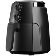 evvoli Air fryer 4 Litre No Pre-Heat Needed No-Oil Frying Fast Crispy And Healthy Temperature Control 1500W - EVKA-AF4001BS Black