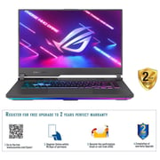 ASUS ROG Strix G15 (2022) Gaming Laptop - AMD Ryzen 7-6800H / 15.6inch FHD / 16GB RAM / 1TB SSD / 4GB NVIDIA GeForce RTX 3050 Graphics / Windows 11 Home / English & Arabic Keyboard / Grey / Middle East Version - [G513RC-HN013W]
