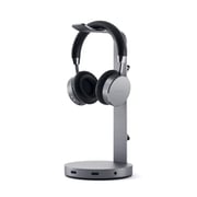 Satechi Aluminum Headphone Stand Hub 3x USB-A Ports & 3.5mm Aux Port - Space Grey