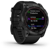 Garmin 0100254123 Fenix 7X Sapphire Solar Edition Smart Watch Black