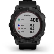 Garmin 0100254123 Fenix 7X Sapphire Solar Edition Smart Watch Black