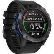 Garmin 010-02132-13 Descent Mk2i Smart Watch Titanium Carbon Grey/Black + T1 Tracker