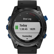 Garmin 010-02132-13 Descent Mk2i Smart Watch Titanium Carbon Grey/Black + T1 Tracker