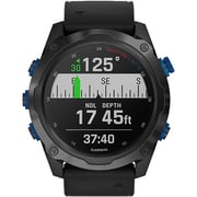 Garmin 010-02132-13 Descent Mk2i Smart Watch Titanium Carbon Grey/Black + T1 Tracker