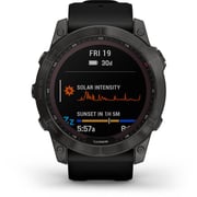 Garmin 0100254111 Fenix 7X Sapphire Solar Edition Smart Watch Carbon Grey