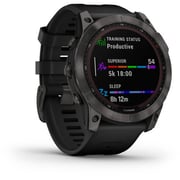 Garmin 0100254111 Fenix 7X Sapphire Solar Edition Smart Watch Carbon Grey