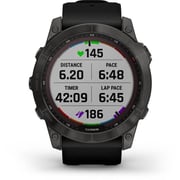 Garmin 0100254111 Fenix 7X Sapphire Solar Edition Smart Watch Carbon Grey