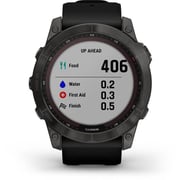 Garmin 0100254111 Fenix 7X Sapphire Solar Edition Smart Watch Carbon Grey