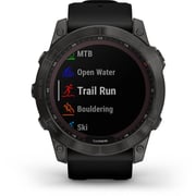 Garmin 0100254111 Fenix 7X Sapphire Solar Edition Smart Watch Carbon Grey