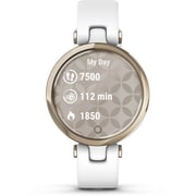 Garmin 010-02384-10 Lily Sport Smart Watch With Silicone Band White