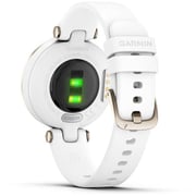 Garmin 010-02384-10 Lily Sport Smart Watch With Silicone Band White