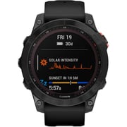 Garmin 0100254011 Fenix 7 Solar Smart Watch 47mm Slate Grey With Black Band
