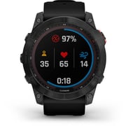 Garmin 010-02541-01 Fenix 7X Solar Smart Watch Slate Grey/Black