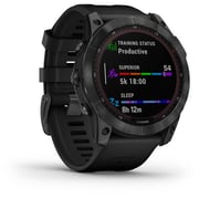 Garmin 010-02541-01 Fenix 7X Solar Smart Watch Slate Grey/Black