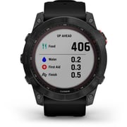 Garmin 010-02541-01 Fenix 7X Solar Smart Watch Slate Grey/Black