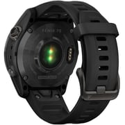 Garmin 0100253925 Fenix 7S Sapphire Solar Smart Watch 42mm Carbon Grey DLC Titanium With Black Band