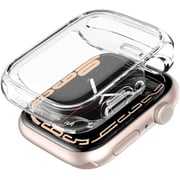 Spigen Ultra Hybrid designed for Apple Watch Case with Screen Protector for Apple Watch 45mm Series 8/7 - Crystal Clear