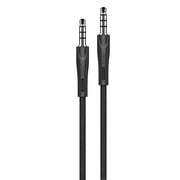 Green Lion Audio Cable, Braided 3.5mm Stereo Audio Cable 2.4a, Male To Male Stereo Auxiliary Aux Jack Cord Compatible With Iphone, Ipad, Samsung Smartphones, Tablets, Home Car Sound System, Jack For Headphones, Mp3 Player, Speaker Black - 1.2 M