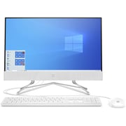HP (2019) All-in-One Desktop - 10th Gen / Intel Core i5-10210U / 21.5inch FHD / 1TB HDD+256GB SSD / 16GB RAM / Windows 10 Pro / White - [200 G4]