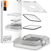 Spigen Pro Flex EZ Fit designed for Apple Watch Series 8/7 (45mm) Tempered Glass Screen Protector with Auto Align install kit - [2 Pack]