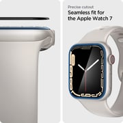 Spigen Pro Flex EZ Fit designed for Apple Watch Series 8/7 (45mm) Tempered Glass Screen Protector with Auto Align install kit - [2 Pack]