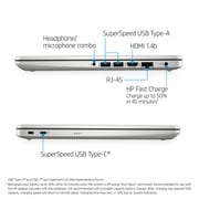 HP 14-CF2033WM Pentium Laptop Intel Pentium Silver N5030 1.10GHz 4GB 128GB SSD Intel UHD Graphics 605 Windows 10 Home S 14inch HD Silver With Mouse Pad Bundle