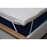 Pan Emirates Latex Polyester Mattress Topper White 200x200x5cm