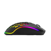 Porodo Gaming 9d Wireless Rgb Mouse 10000 Dpi With Built-in Rechargable Battery 600mah - Black