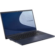 ASUS ExpertBook B1 (2020) Laptop - 11th Gen / Intel Core i5-1135G7 / 15.6inch FHD / 8GB RAM / 512GB SSD / Shared Intel Iris Xe Graphics / Windows 10 Pro / English & Arabic Keyboard / Black / Middle East Version - [B1500CEAE-BQ0718R]