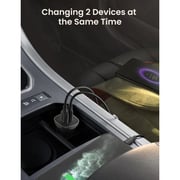 Ugreen Dual USB Car Charger Space Grey