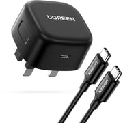 Ugreen Fast Charger with USB-C Cable 1m Black