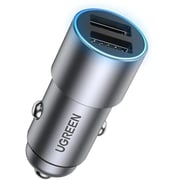 Ugreen Dual USB Car Charger Grey