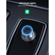 Ugreen Dual USB Car Charger Grey