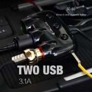 Jellico Sc60 Fast Car Charger Three In One
