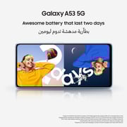 Samsung Galaxy A53 128GB Awesome Blue 5G Dual Sim Smartphone - Middle East Version
