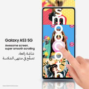 سامسونج جالاكسي ايه 53 128 جيجابايت هاتف ذكي أزرق رائع 5G ثنائي الشريحة - إصدار الشرق الأوسط