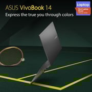 ASUS Vivobook 14 Slim Laptop - 11th Gen Core i7 2.8GHz 16GB 1TB 2GB 14inch FHD Win11Home Black English/Arabic Keyboard K413EQ-EB572W