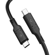 Spigen Usb 4 Cable [usb-if Certified] For Thunderbolt 4 Cable, 100w Charging 40gbps Data Transfer 8k Video Usb-c For Thunderbolt 4 3 Macbook Pro Ipad Pro 2021 Mac Mini M1 External Ssd Egpu Dell 2.6ft
