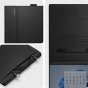 Spigen Stand Folio designed for Microsoft Surface Pro 9 / Surface Pro 8 case cover with Pen Holder (2022/2021) - Black