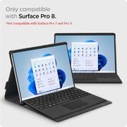 Spigen Stand Folio designed for Microsoft Surface Pro 9 / Surface Pro 8 case cover with Pen Holder (2022/2021) - Black