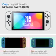 Spigen Rugged Armor Designed For Nintendo Switch Oled Case Cover (2021) With Strap - Matte Black