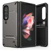 Vrs Design Hard Drop Pro [heat Dispersion Vents] Designed For Samsung Galaxy Z Fold 3 5g Case Cover (2021) - Metal Black (dark Silver)