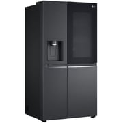 LG Side by Side Refrigerator Instaview Door-in-Door with Dispenser 674 Litres UVnano LINEARCooling ThinQ GR-X267CQES