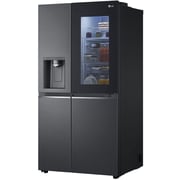 LG Side by Side Refrigerator Instaview Door-in-Door with Dispenser 674 Litres UVnano LINEARCooling ThinQ GR-X267CQES