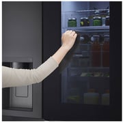 LG Side by Side Refrigerator Instaview Door-in-Door with Dispenser 674 Litres UVnano LINEARCooling ThinQ GR-X267CQES